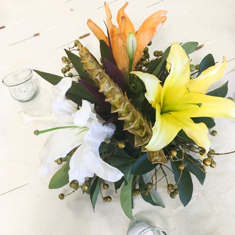 Lilies Center Piece