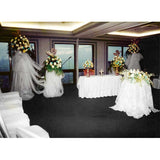 Ballroom indoor chapel setup